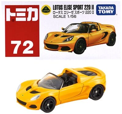 Takara Tomy Tomica No.72 Lotus Elise Sports 220 II (Box) Diecast Miniature Car - Image 1 of 4