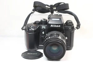 Nikon F4 SLR 35mm Film Camera DP-20 Finder + AF Nikkor 28-85mm F/3.5-4.5 Lens - Picture 1 of 18