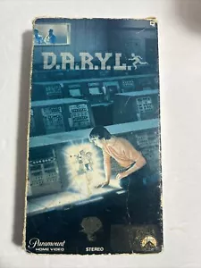 D.A.R.Y.L. VHS 1985 RARE VINTAGE RELEASE CULT CLASSIC OOP HTF VHTF TESTED WORKS - Foto 1 di 9
