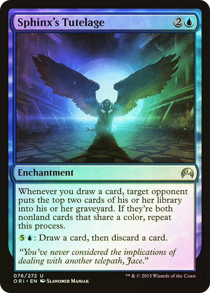 MTG FOIL Sphinx's Tutelage  - Magic Origins #76 - Image 1 of 1