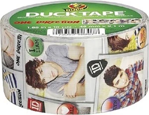 1D One Direction Duct Tape Roll NEW VERY RARE DISCONTINUED duck brand 1.88"x10yd - Picture 1 of 2