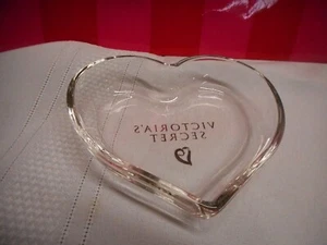 Victoria's Secret Ring Dish Holder Jewelry Tray 4.5" X 4" GLASS NEW - Picture 1 of 5