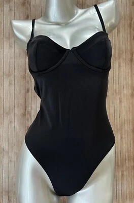 Nuevo con etiquetas Traje de baño Victoria's Secret Essential Wicked de una pieza push up sin relleno XL Foto 1 de 4