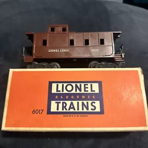 Caboose vintage Lionel calibre O27 nº 6017 "Lionel Lines" con caja original - Imagen 1 de 16