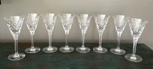 Vintage 1945-76 Set di 8 bicchieri da liquore in cristallo taglio SENECA STRATFORD / FUORI PRODUZIONE - Foto 1 di 10