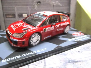 CITROEN C4 WRC Rallye Monte Carlo 2007 #1 Loeb Elena Total IXO Altaya 1:43 - Foto 1 di 4