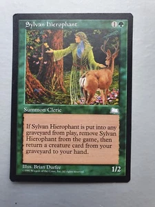 Sylvan Hierophant, MTG Weatherlight (1997) Uncommon Green Creature NM - Picture 1 of 2