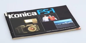 Original Konica Bedienungsanleitung für die Konica FS-1 / 5 Sprachen - Picture 1 of 2