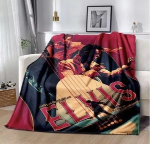 Elvis Presley 3D Ultra-Soft Micro Fleece Blanket,Bedspread - Picture 1 of 1