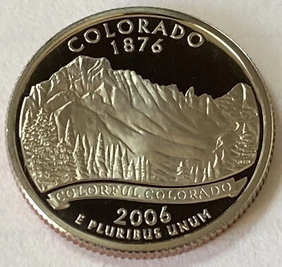 2006 S GEM Proof Colorado State Quarter DCAM - Brilliant Collection Addition - Image 1 of 2