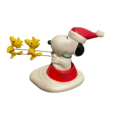 Hallmark Peanuts Gallery Jolly Holidays Edición Limitada Pieza Woodstock Snoopy Foto 1 de 4