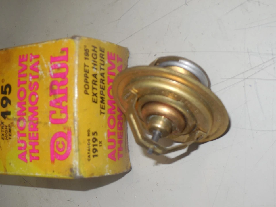 New 1980-1986 Ford F100 F150 195 degree Thermostat - Imagem 1 de 1