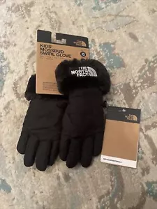 THE NORTH FACE Kids Mossbud Gloves Black - Size XS - Picture 1 of 6