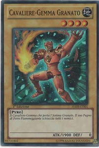 YU GI OH CAVALIERE GEMMA GRANATO • HA05 • SUPER RARA - Picture 1 of 1