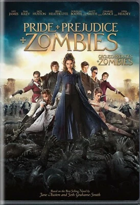 Pride and Prejudice +  Zombies  - Lily James, Sam Riley, Bella Heathcote New DVD - Image 1 of 2