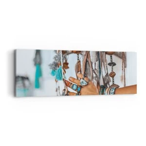 Wandbilder 90x30cm Leinwandbild Hand Schmuck ethnisch Klein Bilder Art Wanddeko - Bild 1 von 10