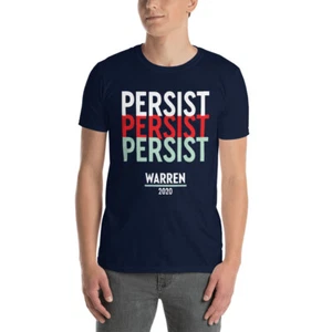 Elizabeth Warren Persist 2020 Short-Sleeve Unisex T-Shirt - Picture 1 of 7