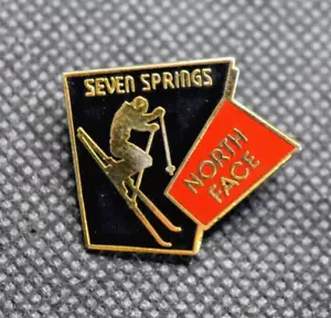 Seven Springs Skigebiet Pennsylvania North Face Ski Pin - Bild 1 von 3