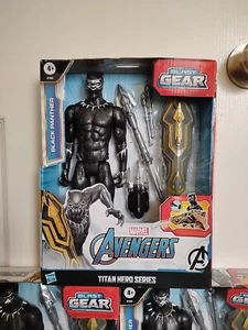 Avengers 12" Figures Blast Gear Black Panther. Titan Hero Series . - Picture 1 of 6