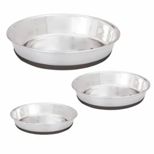Alimentadores de sartén para cachorros de peso pesado plato superficial para mascotas razas cortas de hocico base de goma - Imagen 1 de 10