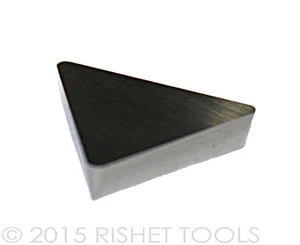 RISHET TOOLS TPG 321 C5 Uncoated Carbide Inserts - Box of 10 - Picture 1 of 2