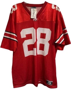 Vintage OT Sports Ohio State Buckeyes #28 Jersey Sz XL Made In USA New - Picture 1 of 7