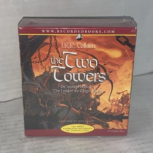 Lord Of The Rings The Two Towers Unabridged Audio CDs JRR Tolkien - New & Sealed - Imagen 1 de 6