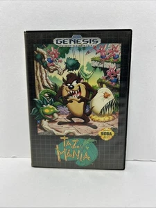 Taz-Mania (Sega Genesis, 1992) With Manual CIB, Tested, Working! - Picture 1 of 13