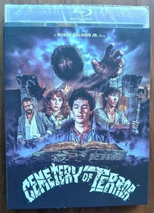 CEMETERY OF TERROR LIMITED EDITION SLIPCOVER 1985 Blu-Ray VINEGAR Syndrome NEW - Picture 1 of 3