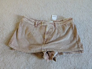 Minifalda corta We the Free People marrón almendra Gala-Vanting talla 30 nueva con etiquetas - Imagen 1 de 16