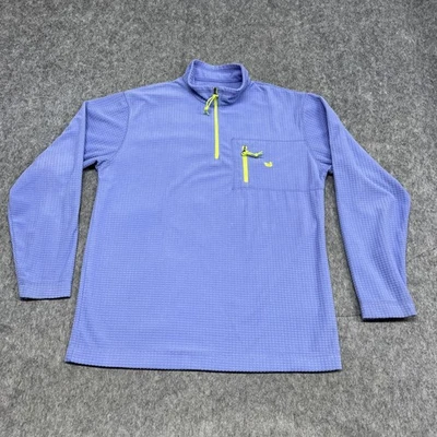 Pullover Southern Marsh Para Hombre Medio Púrpura FieldTec Rejilla Polar Cuarto Cremallera Foto 1 de 4
