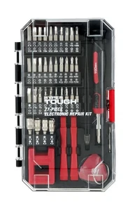 Hyper Tough 77 Piece Precision Tool Kit with Magnetic Screwdriver, Standard Size - Picture 1 of 6