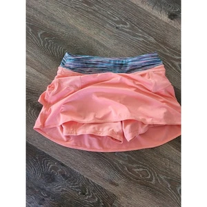 Athleta Girl Skort Athletic Skirt Shorts Built-In Liner Back Zip Pocket L/12 #9 - Picture 1 of 4