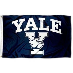 Yale Bulldogs Athletic Logo NCAA Flag Tailgating Banner - Picture 1 of 7