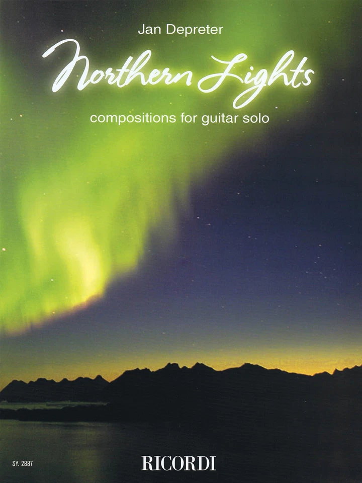 Jan Depreter Northern Lights for Classical Guitar Concert Sheet Music Book - Image 1 of 1