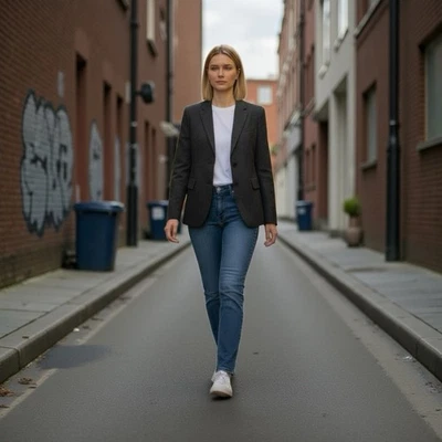 全新带标签 COMME des Garçons 金属珠光夹克 尺寸 M $1185 — 第 1/4 张图片