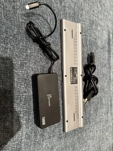 j5create JCD543 USB-C Triple Display Docking Station with 108W PD Fast Charging - Picture 1 of 9