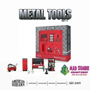 American Diorama 1/64 - Metal Tools – Set C - Picture 1 of 3