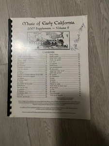 Music of Early California signed - Imagen 1 de 3