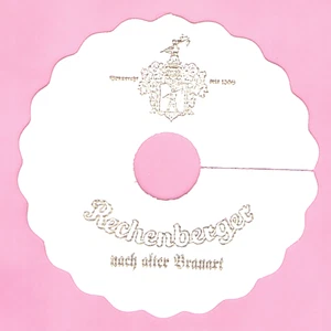 Pilsdeckchen Tropfdeckchen Rechenberger Brauerei, braun - Bild 1 von 1