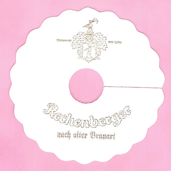 Pilsdeckchen Tropfdeckchen Rechenberger Brauerei, braun - Bild 1 von 1