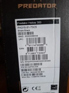 Acer Predator Helios 300 i7, 8750H gtx 1060 ti ,15,6 zoll ,953GB +237GB Win11pro - Bild 1 von 12