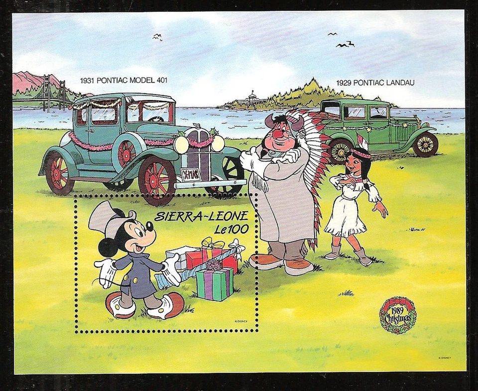 SIERRA LEONA # 1156 MNH DISNEY MICKEY MOUSE POWHATAN Foto 1 de 1