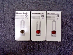 MASTER LOCK Red Lockout Padlock, Alike Key Type, Thermoplastic Material,3PK(TS) - Picture 1 of 8