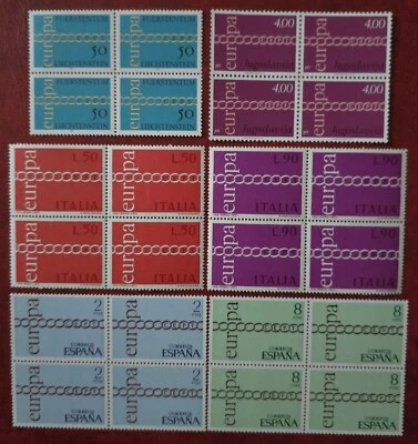 Europa 1968 Sellos  Bloque  4 - Imagen 1 de 2