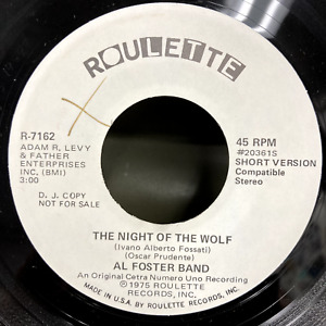 Al Foster Band The Night Of The Wolf Long Version Latin Soul Promo 45 Roulette
