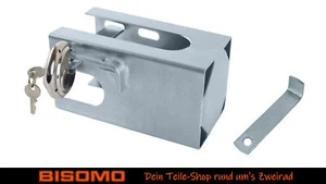 Anhängerschloss Kastensicherung + Schloss Diebstahlschutz Anhänger verzinkt - Bild 1 von 7