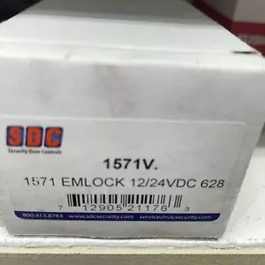 Cerradura de puerta electromagnética SDC 1571V 628 EMLock - Imagen 1 de 1