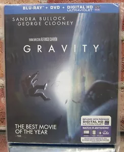 Gravity (Blu-ray,2013,2-Disc Set) Sandra Bullock,George Clooney - Picture 1 of 6