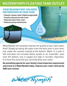 WaterNymph Floating Outlet Pre Water Filter Pump Saver - Foto 1 di 5